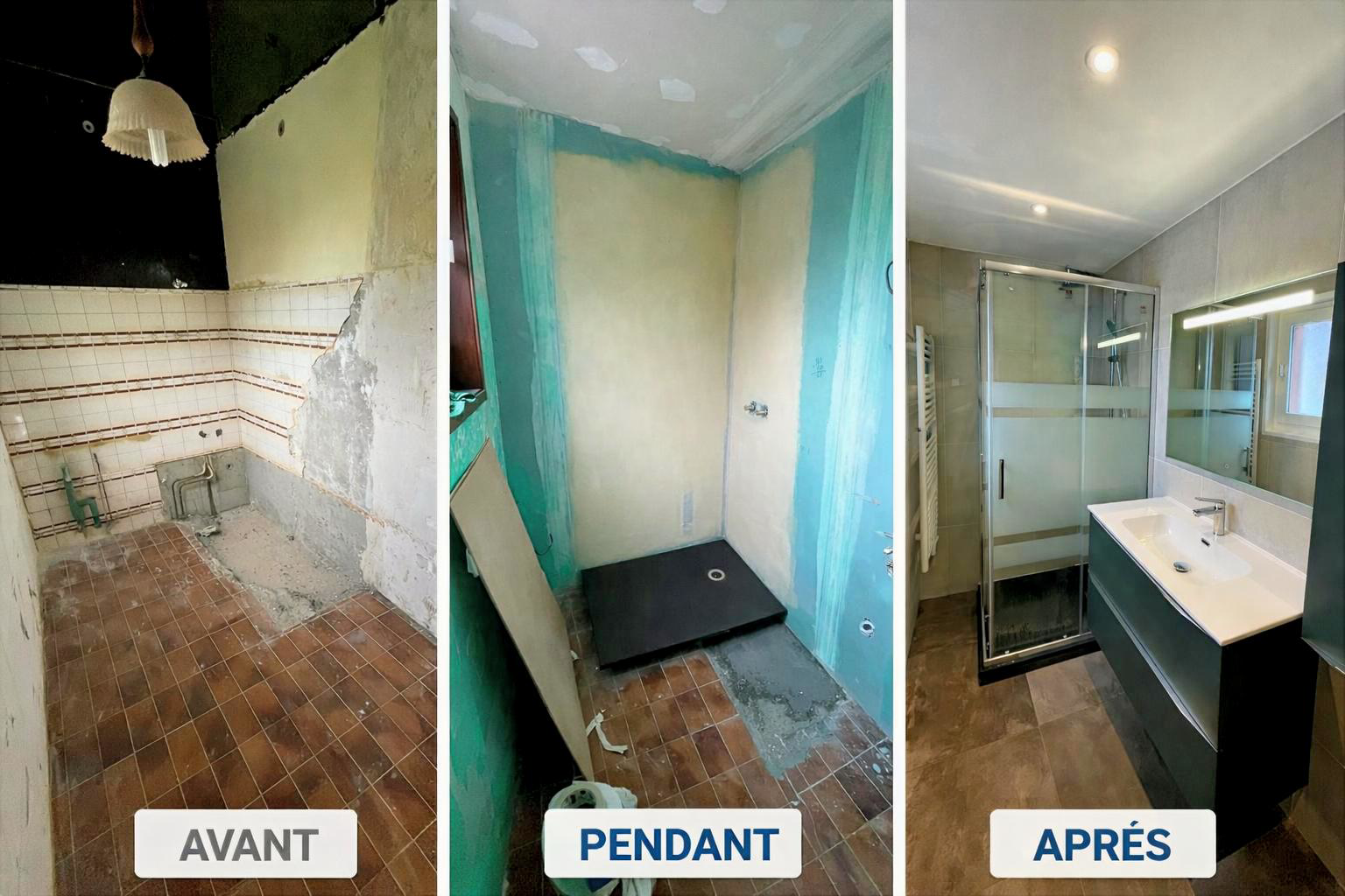 Praz-sur-Arly — Avant / Pendant / Après