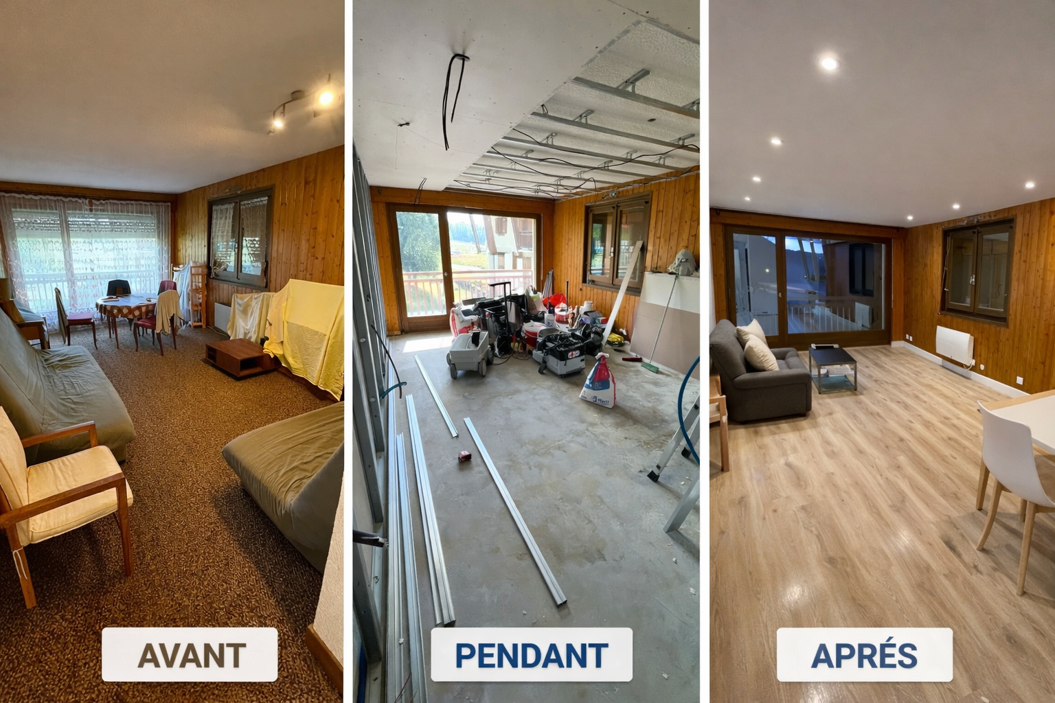 Praz-sur-Arly — Avant / Pendant / Après